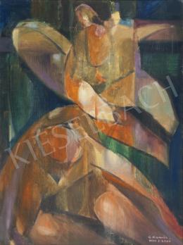  Kornis, György - Play with Diagonals, 2000; 80x60; oil on canvas